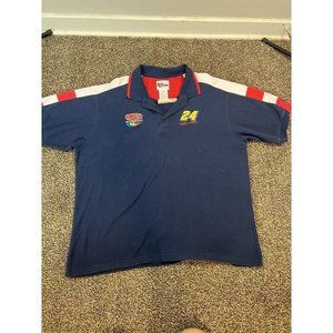 Nascar‎ Dupont MotorSports Jeff Gordan 24 Chase Authentics Blue Polo Shirt Sz XL
